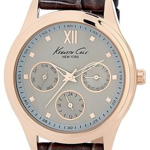 Kenneth Cole Multifunction 10029560 Kello Harmaa / Nahka