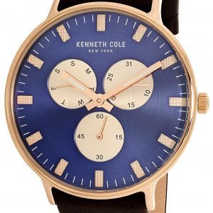 Kenneth Cole Multifunction Kc14946002 Kello Sininen / Nahka