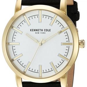 Kenneth Cole Slim 10030810 Kello Valkoinen / Nahka