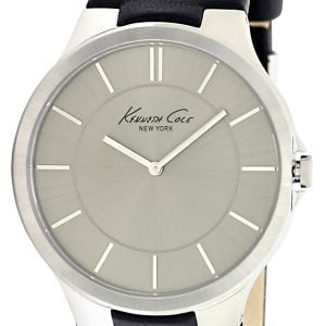 Kenneth Cole Slim Kc1847 Kello Hopea / Nahka