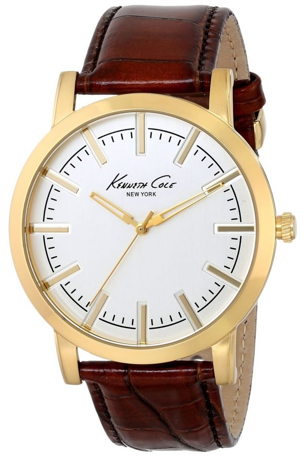 Kenneth Cole Slim Kc8043 Kello Valkoinen / Nahka