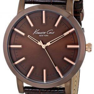 Kenneth Cole Slim Kc8044 Kello Ruskea / Nahka