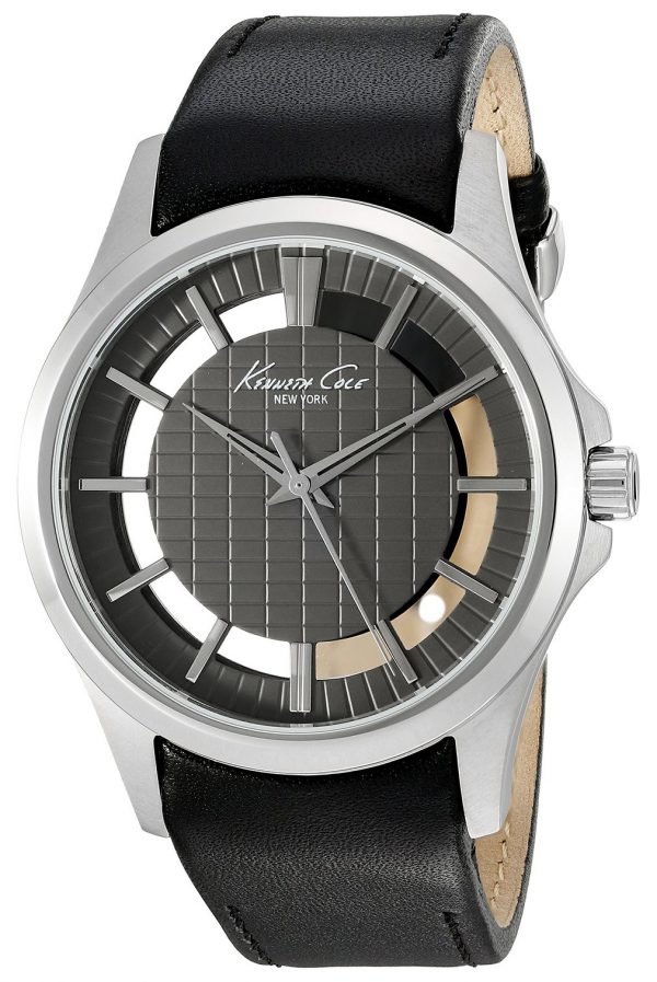 Kenneth Cole Transparency 10022286 Kello Musta / Nahka