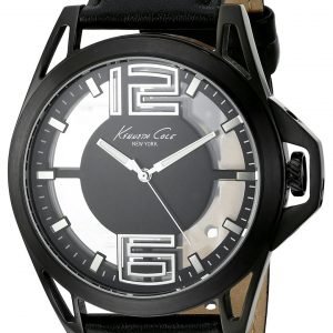 Kenneth Cole Transparency 10022526 Kello Musta / Nahka