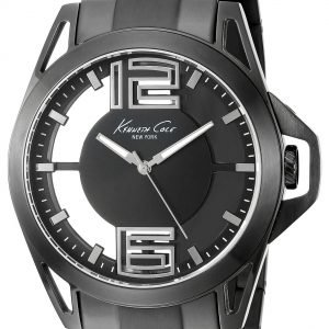 Kenneth Cole Transparency 10022527 Kello Musta / Teräs