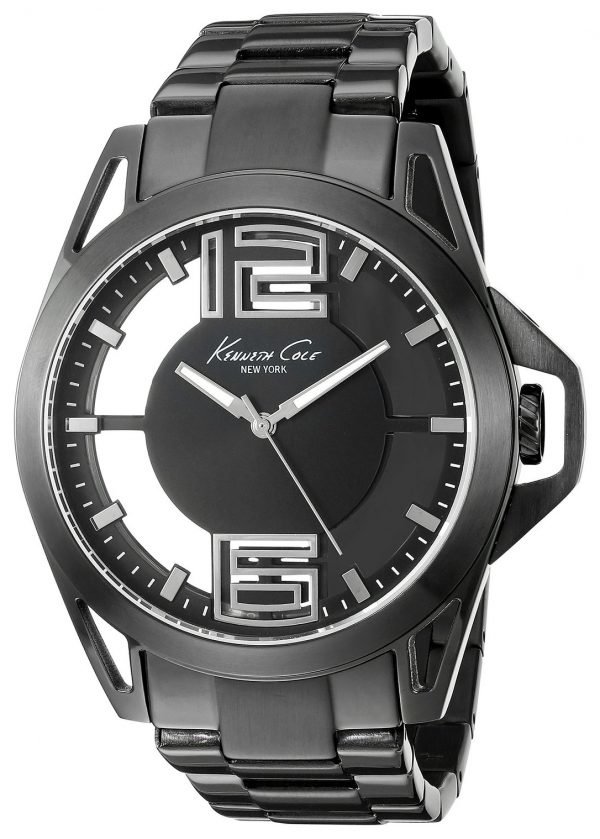 Kenneth Cole Transparency 10022527 Kello Musta / Teräs