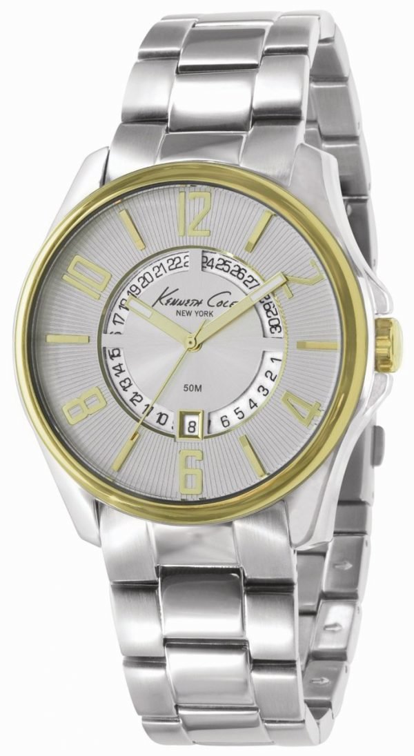 Kenneth Cole Wall Street Kc3861 Kello Valkoinen / Teräs