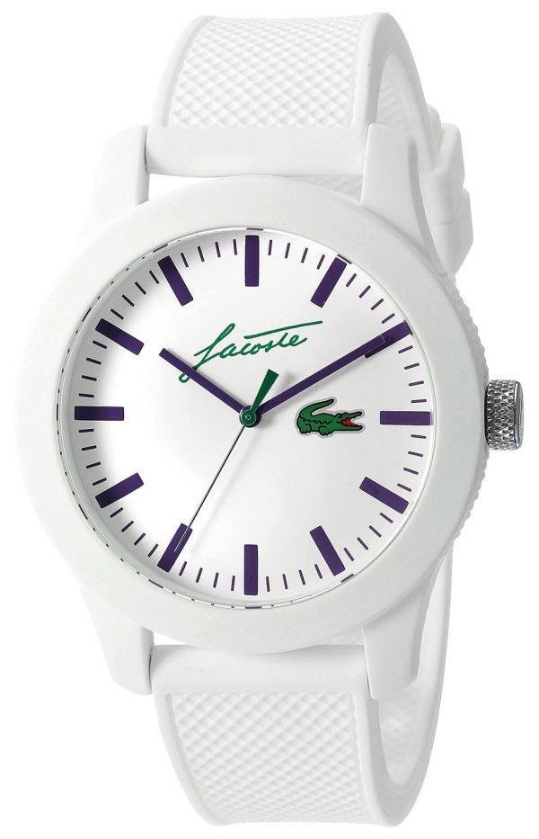 Lacoste 12.12 2010861 Kello Valkoinen / Kumi