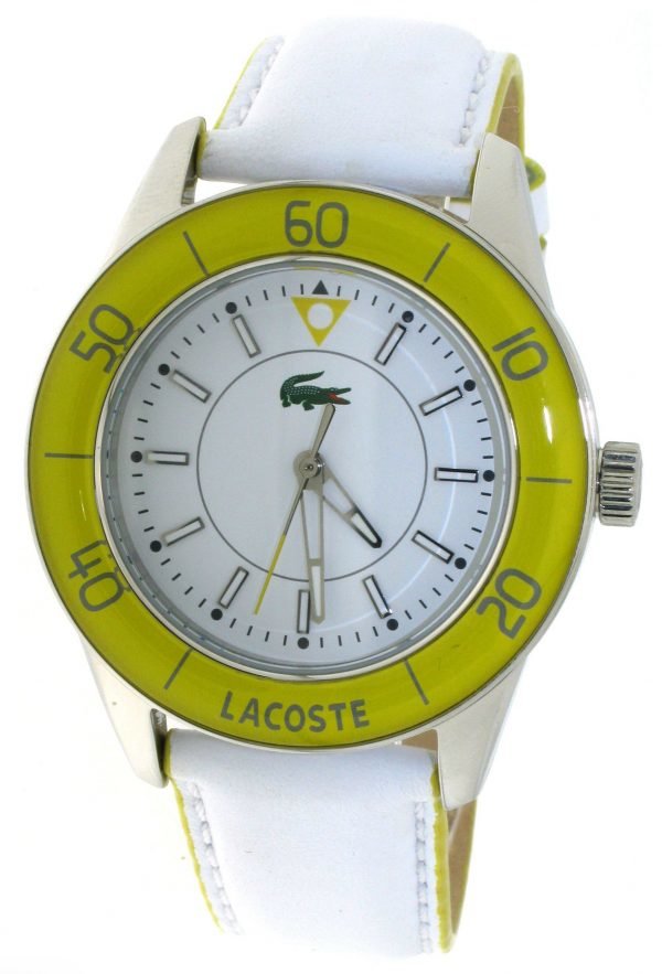 Lacoste Sport 2000563 Kello Valkoinen / Nahka