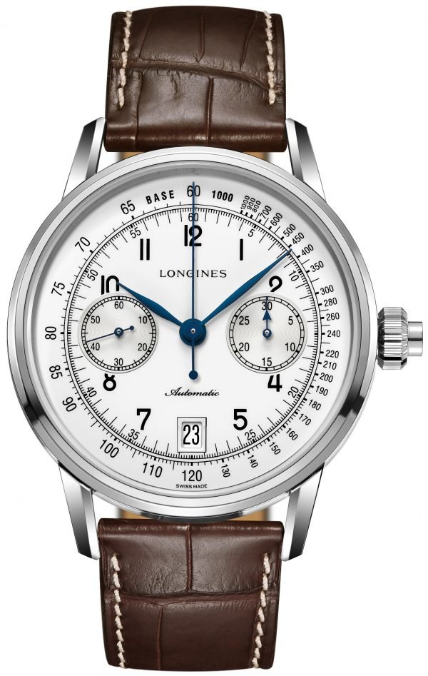 Longines Column Wheel L2.800.4.23.4 Kello Valkoinen / Nahka