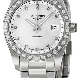 Longines Conquest L2.285.0.87.6 Kello Hopea / Teräs