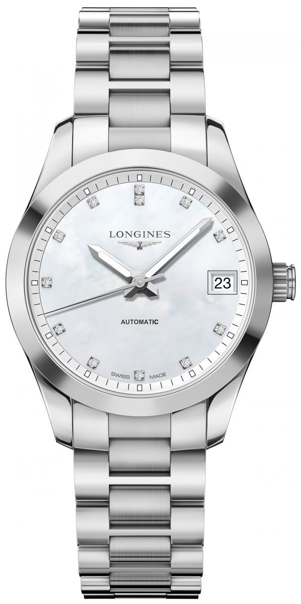 Longines Conquest L2.385.4.87.6 Kello Valkoinen / Teräs