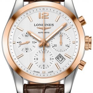 Longines Conquest L2.786.5.76.5 Kello Hopea / Nahka