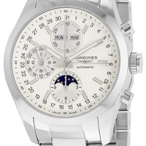 Longines Conquest L2.798.4.72.6 Kello Hopea / Teräs