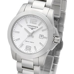 Longines Conquest L3.376.4.16.6 Kello Valkoinen / Teräs