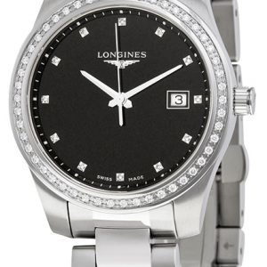 Longines Conquest L3.401.0.57.6 Kello Musta / Teräs