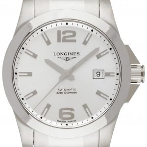 Longines Conquest L3.677.4.76.6 Kello Hopea / Teräs