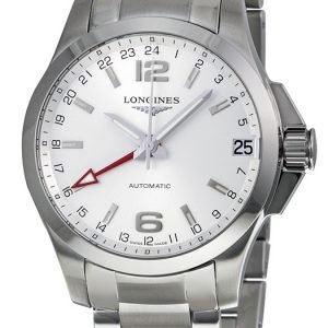 Longines Conquest L3.687.4.76.6 Kello Hopea / Teräs