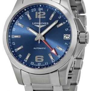 Longines Conquest L3.687.4.99.6 Kello Sininen / Teräs