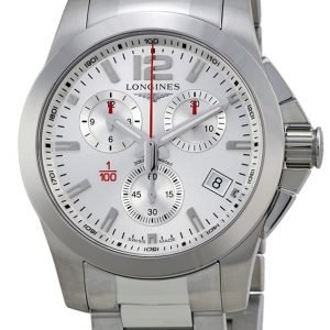 Longines Conquest L3.700.4.76.6 Kello Hopea / Teräs