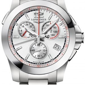 Longines Conquest L3.701.4.76.6 Kello Hopea / Teräs