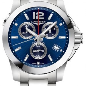 Longines Conquest L3.702.4.96.6 Kello Sininen / Teräs