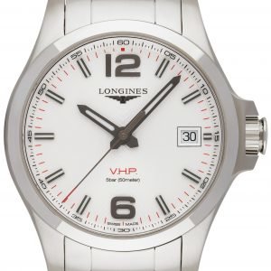 Longines Conquest L3.716.4.76.6 Kello Hopea / Teräs