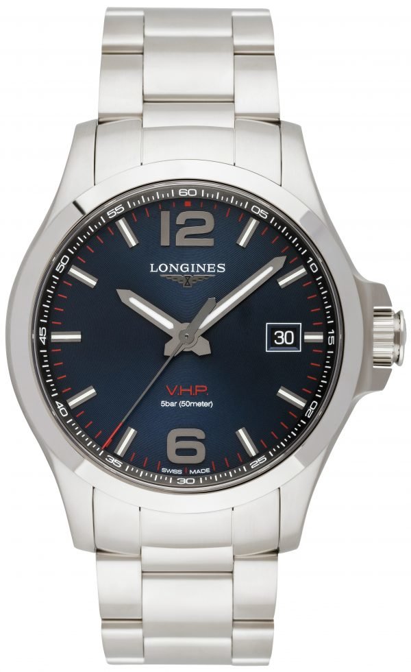 Longines Conquest L3.726.4.96.6 Kello Sininen / Teräs