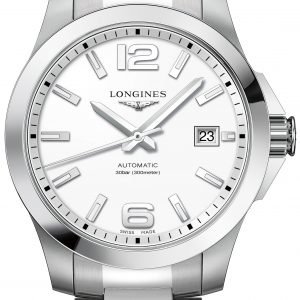 Longines Conquest L3.776.4.16.6 Kello Valkoinen / Teräs