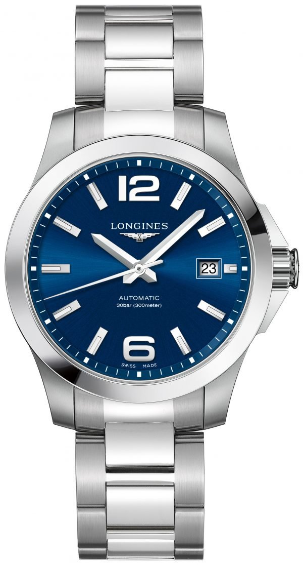 Longines Conquest L3.776.4.99.6 Kello Sininen / Teräs