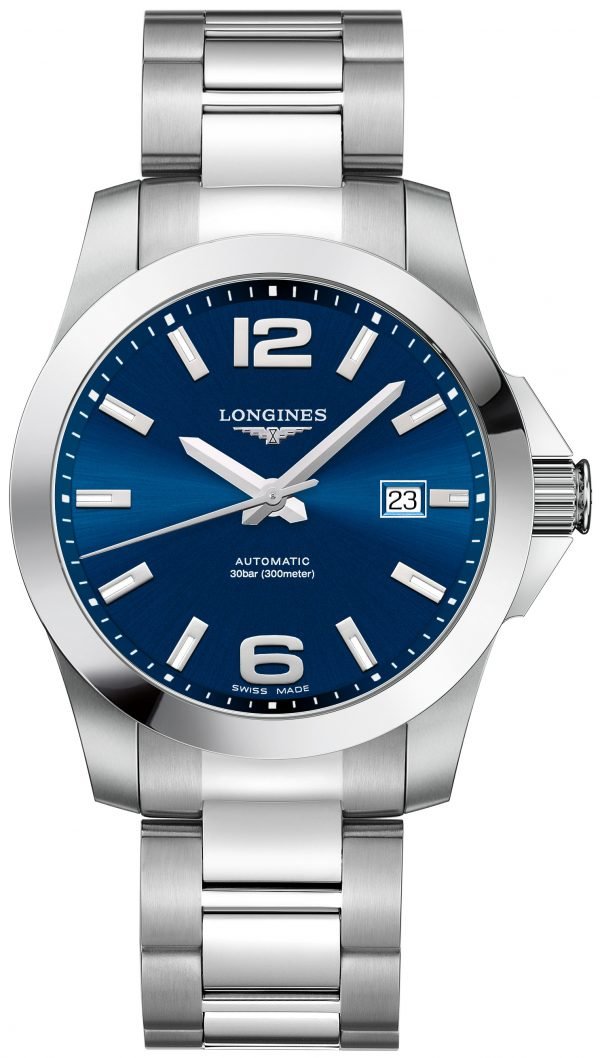 Longines Conquest L3.777.4.99.6 Kello Sininen / Teräs