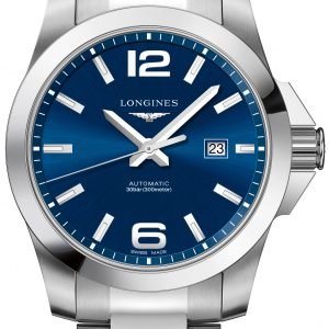 Longines Conquest L3.778.4.96.6 Kello Sininen / Teräs