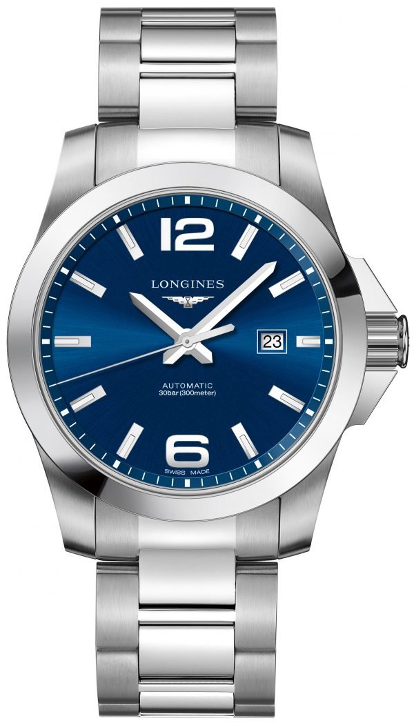 Longines Conquest L3.778.4.96.6 Kello Sininen / Teräs