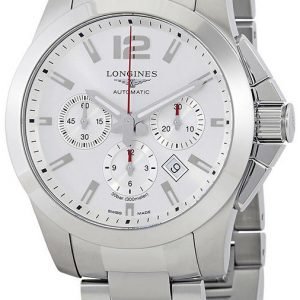 Longines Conquest L3.801.4.76.6 Kello Hopea / Teräs