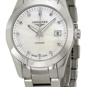 Longines Conquest Ladies L2.285.4.87.6 Kello Valkoinen / Teräs