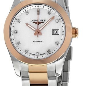 Longines Conquest Ladies L2.285.5.87.7 Kello Valkoinen / 18k