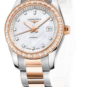 Longines Conquest Ladies L2.285.5.88.7 Kello Valkoinen / 18k