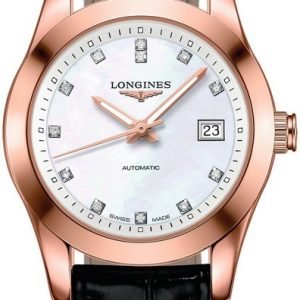 Longines Conquest Ladies L2.285.8.87.3 Kello Nahka