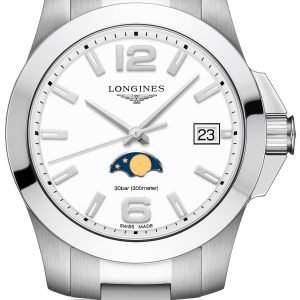 Longines Conquest Ladies L3.381.4.16.6 Kello Valkoinen / Teräs