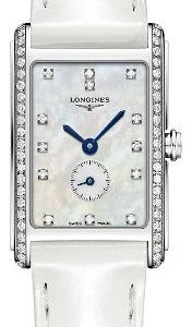 Longines Dolcevita L5.255.0.87.2 Kello Valkoinen / Nahka