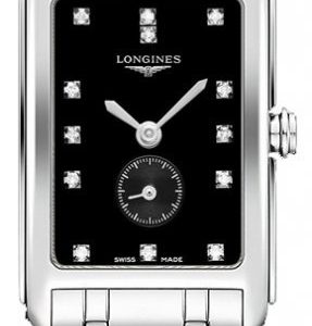 Longines Dolcevita L5.255.4.57.6 Kello Musta / Teräs