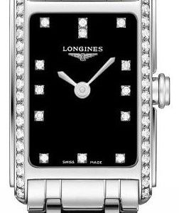 Longines Dolcevita L5.258.0.57.6 Kello Musta / Teräs