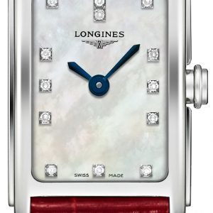 Longines Dolcevita L5.258.4.87.5 Kello Valkoinen / Nahka