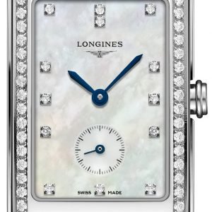 Longines Dolcevita L5.512.0.87.0 Kello Valkoinen / Nahka