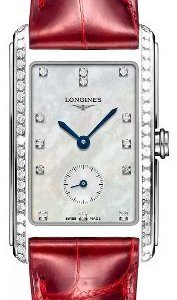 Longines Dolcevita L5.512.0.87.5 Kello Valkoinen / Nahka