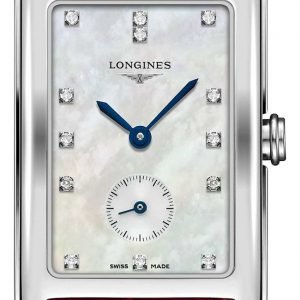 Longines Dolcevita L5.512.4.87.5 Kello Valkoinen / Nahka