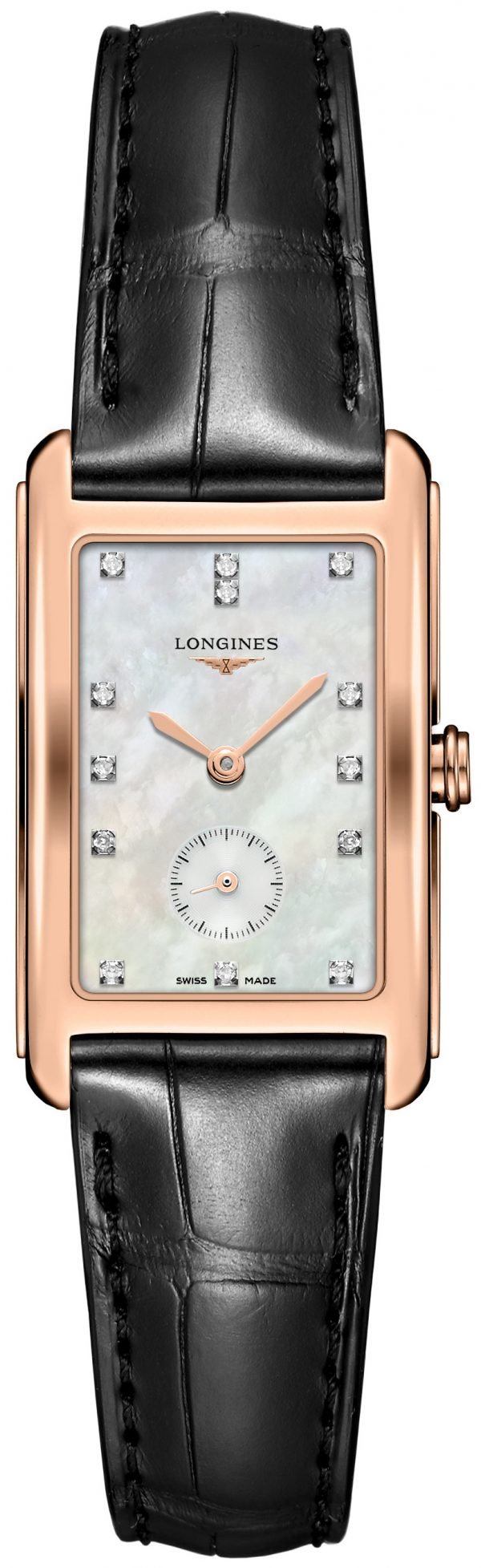 Longines Dolcevita L5.512.8.87.0 Kello Valkoinen / Nahka