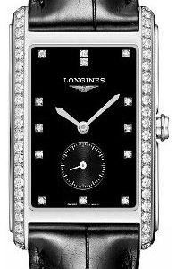 Longines Dolcevita L5.755.0.57.0 Kello Musta / Nahka