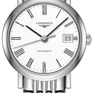 Longines Elegant L4.309.4.11.6 Kello Valkoinen / Teräs