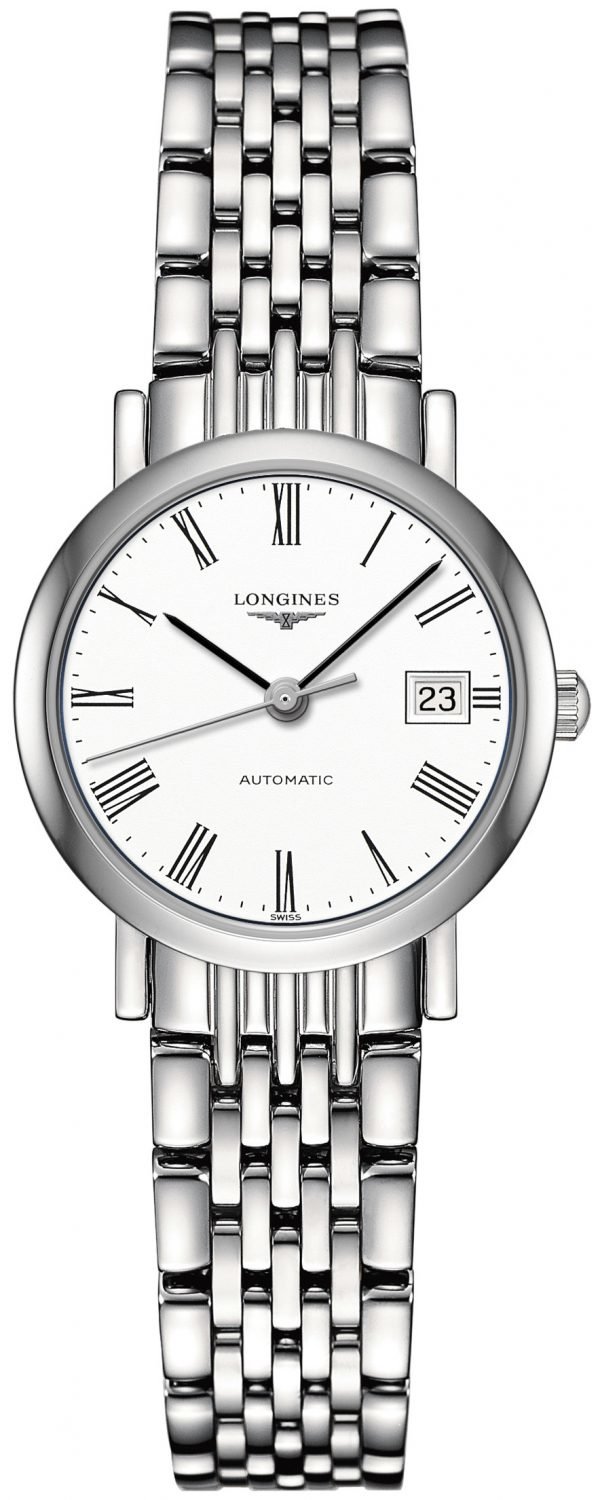 Longines Elegant L4.309.4.11.6 Kello Valkoinen / Teräs